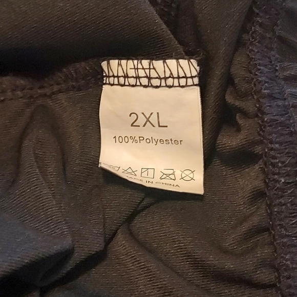 Black Pants with Button Accents US Size 16 - Picture 5 of 6